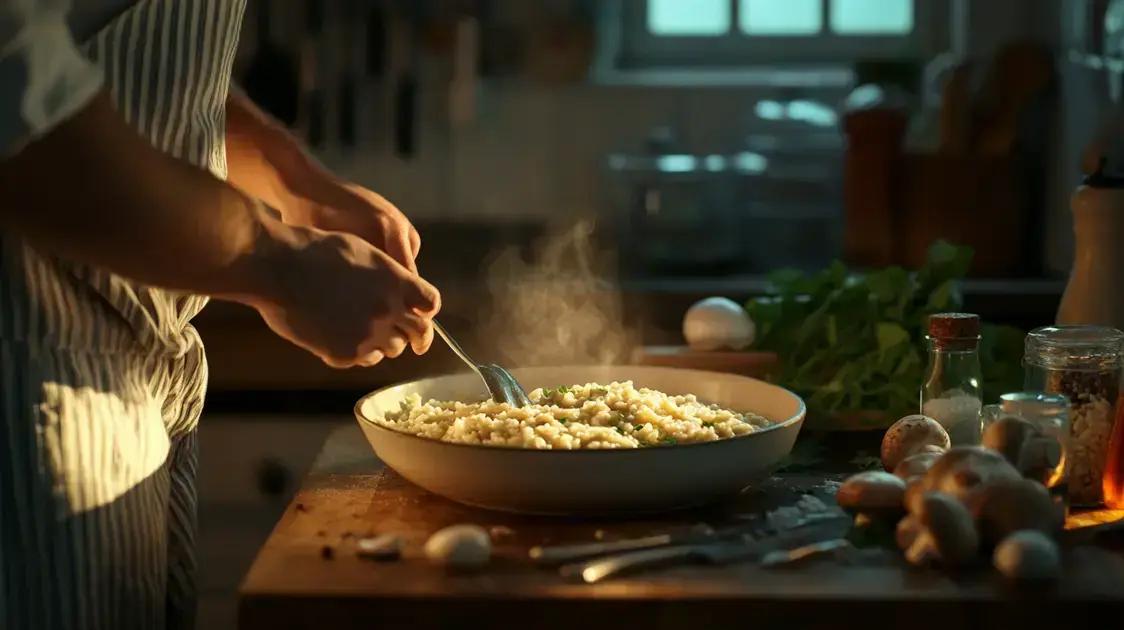 Receita 1: Risoto de Cogumelos