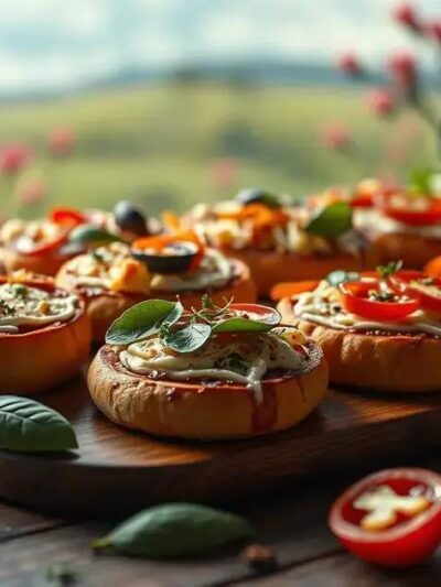 Mini Pizzas de Pão Francês: Receita Rápida e Perfeita para o Lanche