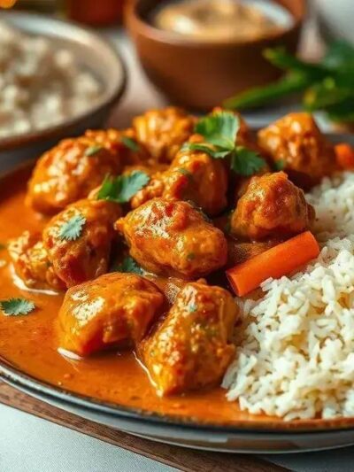 Frango ao Curry com Arroz Basmati: Receita Aromática e Cheia de Sabor