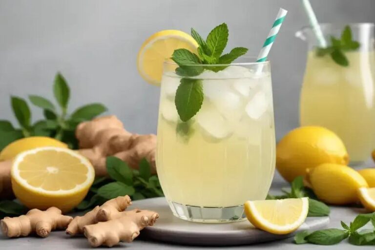 Limonada Gourmet com Gengibre e Hortelã: A Bebida Perfeita para Dias Quentes